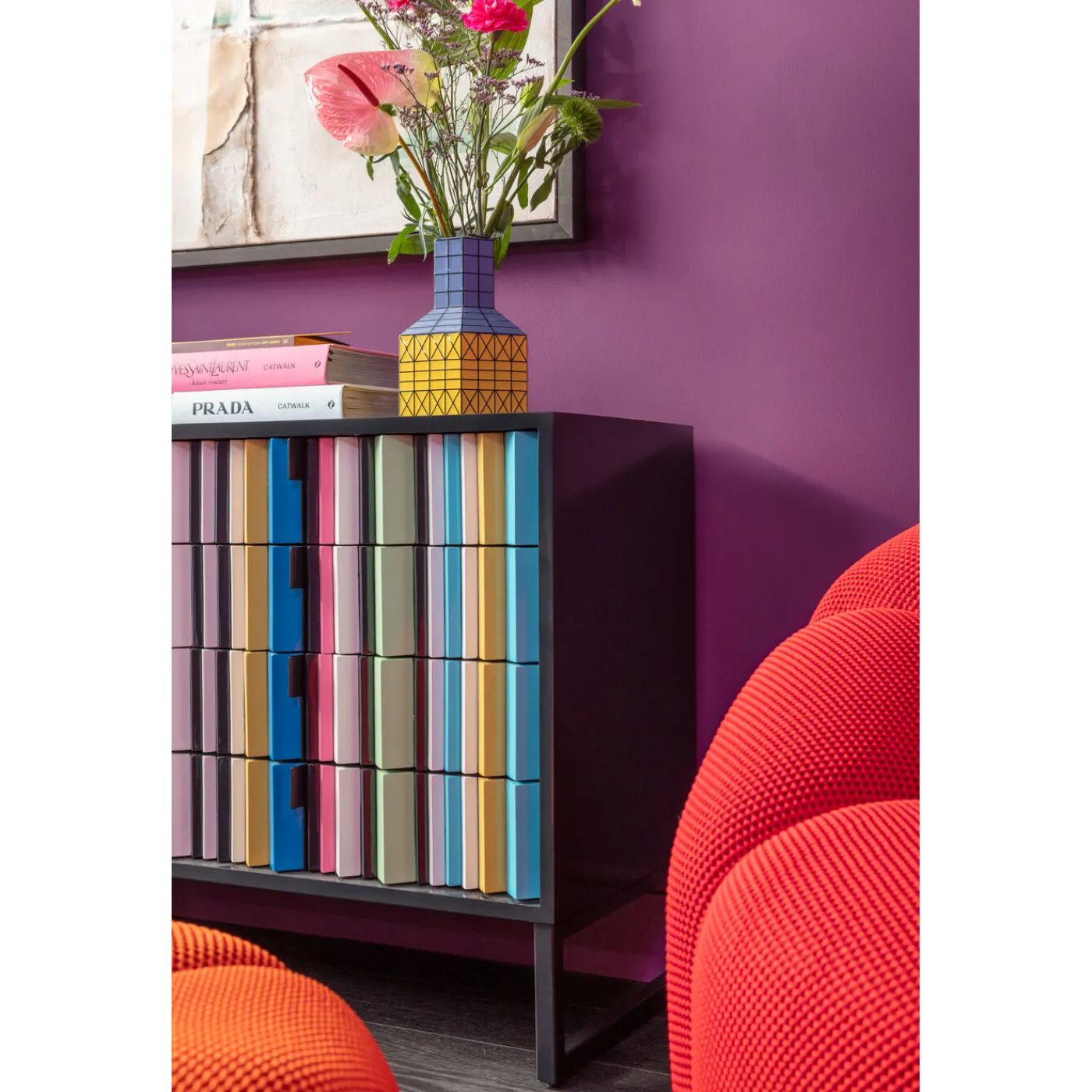 KARE Design Buffet Concertina Colore 186X74Cm