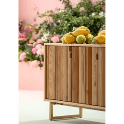 KARE Design Buffet Concertina Nature 186X74Cm