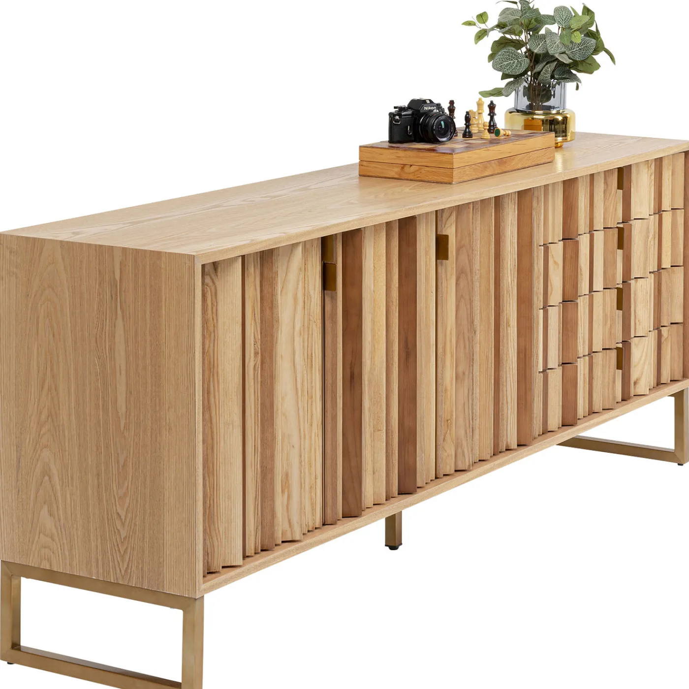 KARE Design Buffet Concertina Nature 186X74Cm