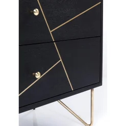 KARE Design Buffet Gold Vein 6 Tiroirs 145X82Cm