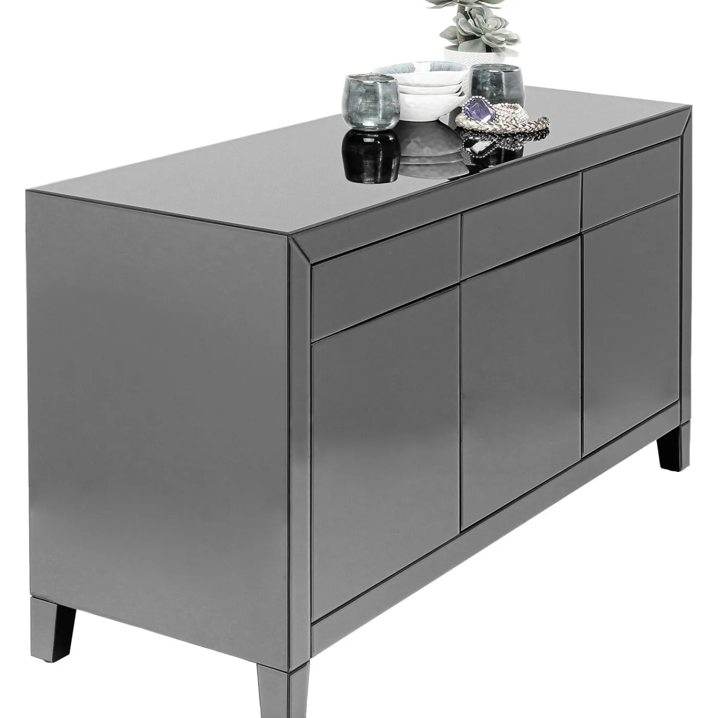 KARE Design Buffet Luxury Push Gris