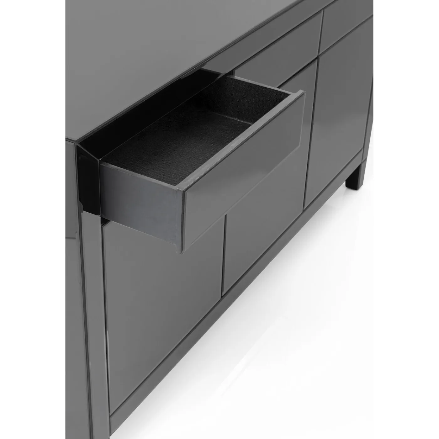 KARE Design Buffet Luxury Push Gris