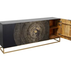 KARE Design Buffet Madeira Fonce 177X75Cm