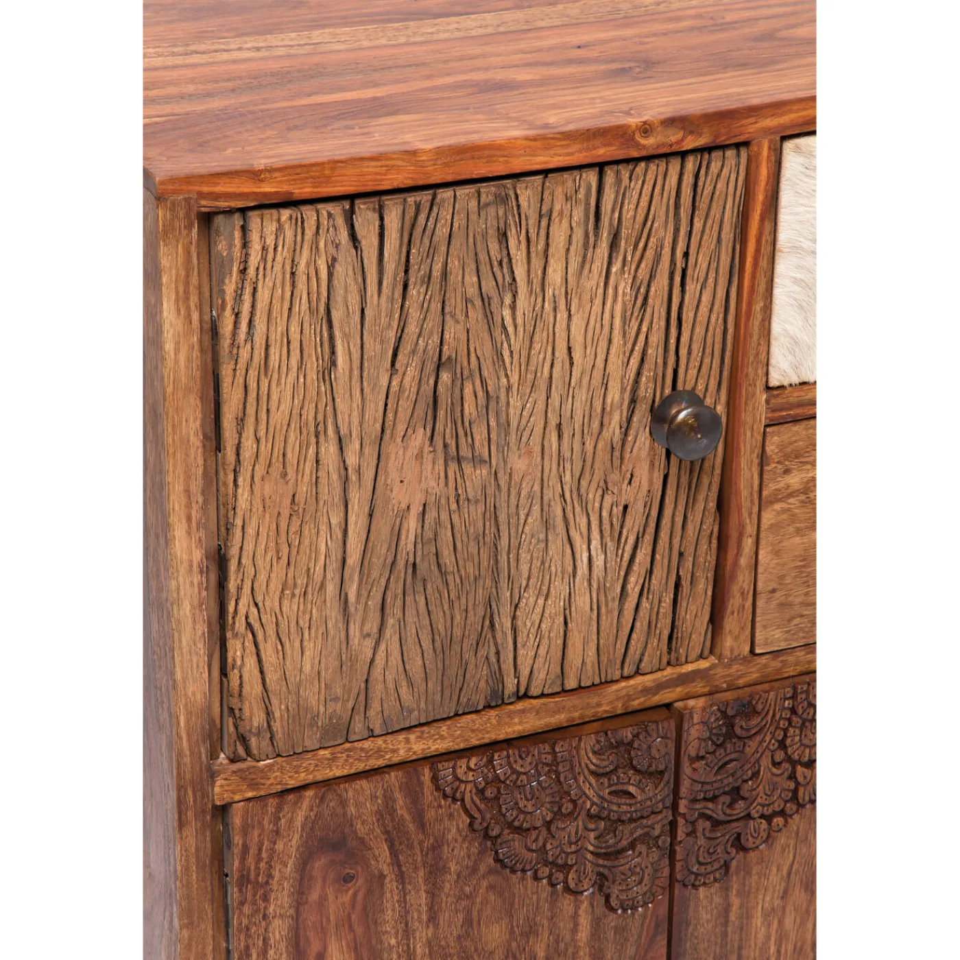 KARE Design Buffet Rodeo 3 Portes,4 Tiroirs