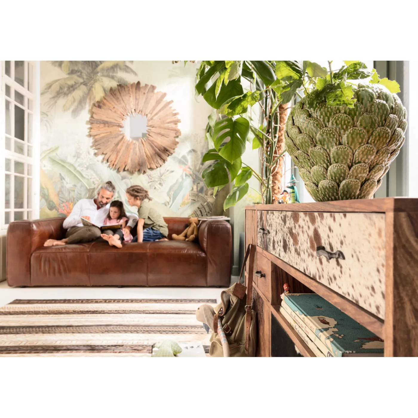 KARE Design Buffet Rodeo 3 Portes,4 Tiroirs