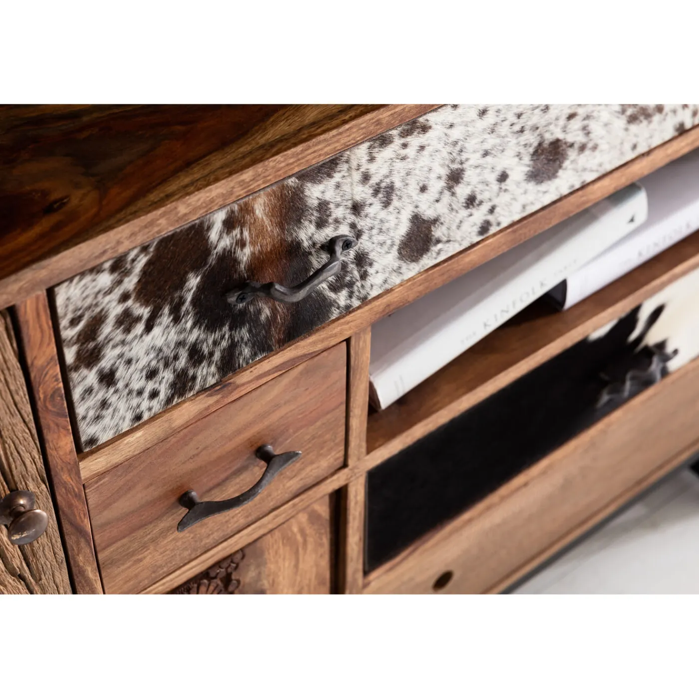 KARE Design Buffet Rodeo 3 Portes,4 Tiroirs