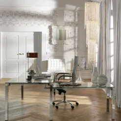 KARE Design Bureau D Angle Lorenco Chrome 210X180Cm