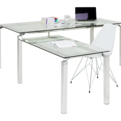 KARE Design Bureau D Angle Lorenco Chrome 210X180Cm