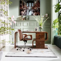 KARE Design Bureau Soft Snake Noyer 150X70Cm