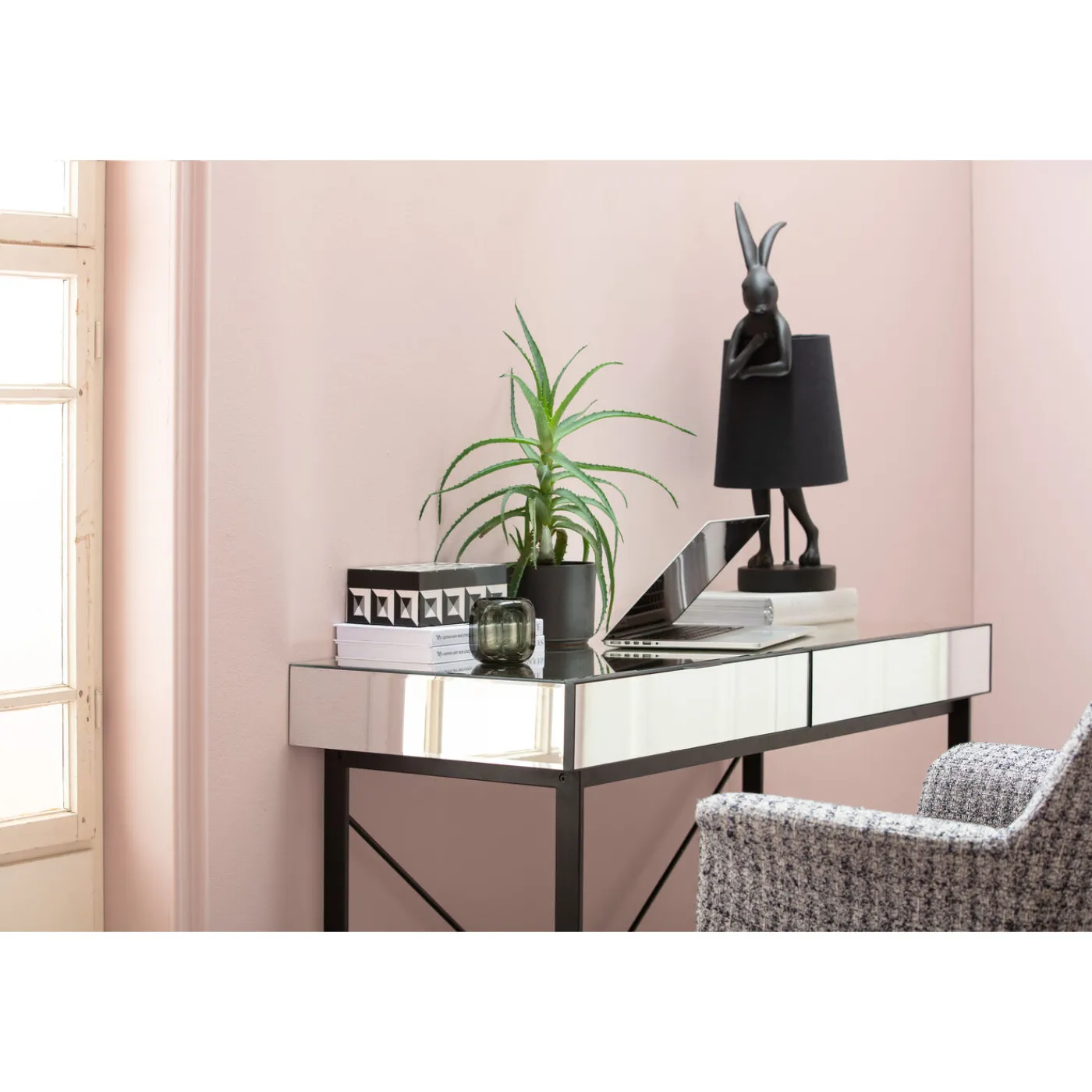 KARE Design Bureau Soran Noir 120X50Cm