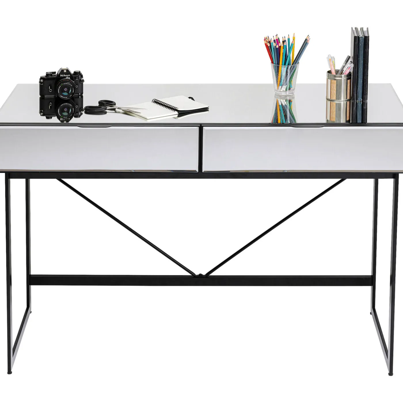 KARE Design Bureau Soran Noir 120X50Cm