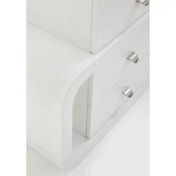 KARE Design Bureau White Club Snake 150X70Cm