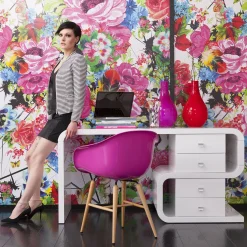 KARE Design Bureau White Club Snake 150X70Cm