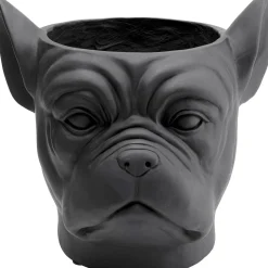 KARE Design Cachepot Décoratif Bulldog Noir