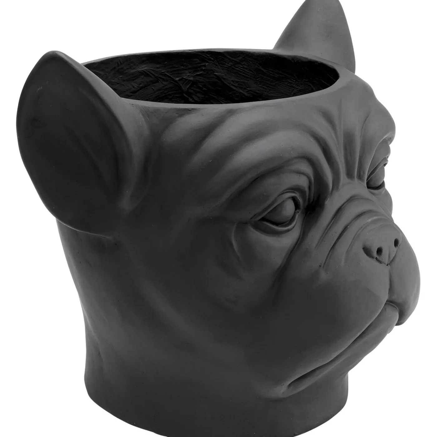 KARE Design Cachepot Décoratif Bulldog Noir