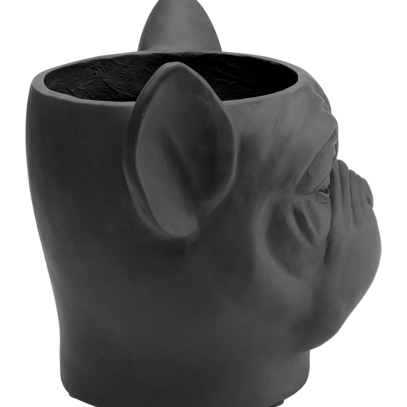 KARE Design Cachepot Décoratif Bulldog Noir