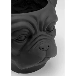 KARE Design Cachepot Décoratif Bulldog Noir