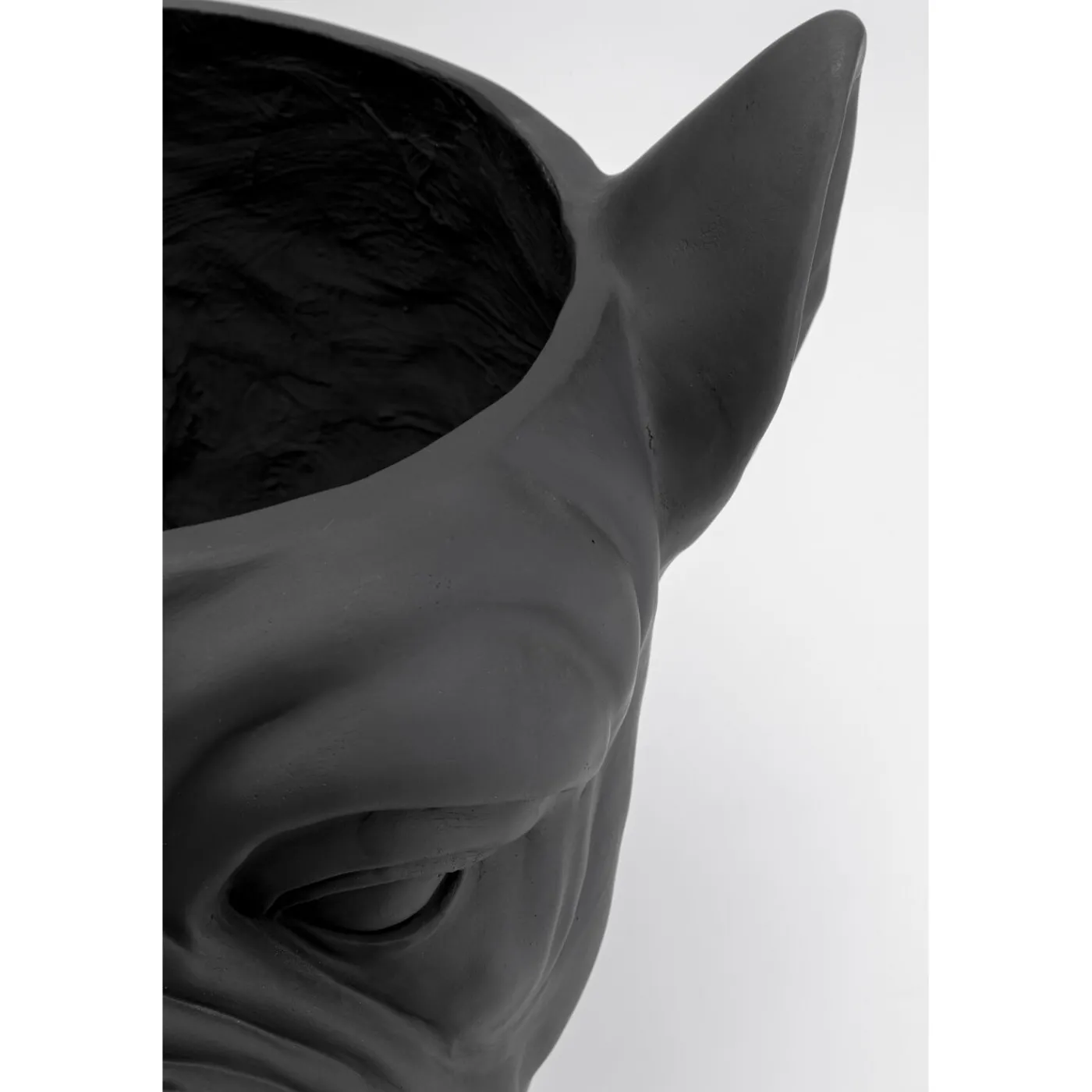KARE Design Cachepot Décoratif Bulldog Noir