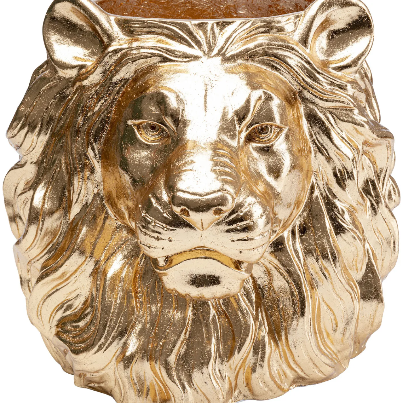 KARE Design Cachepot Décoratif Lion Dore