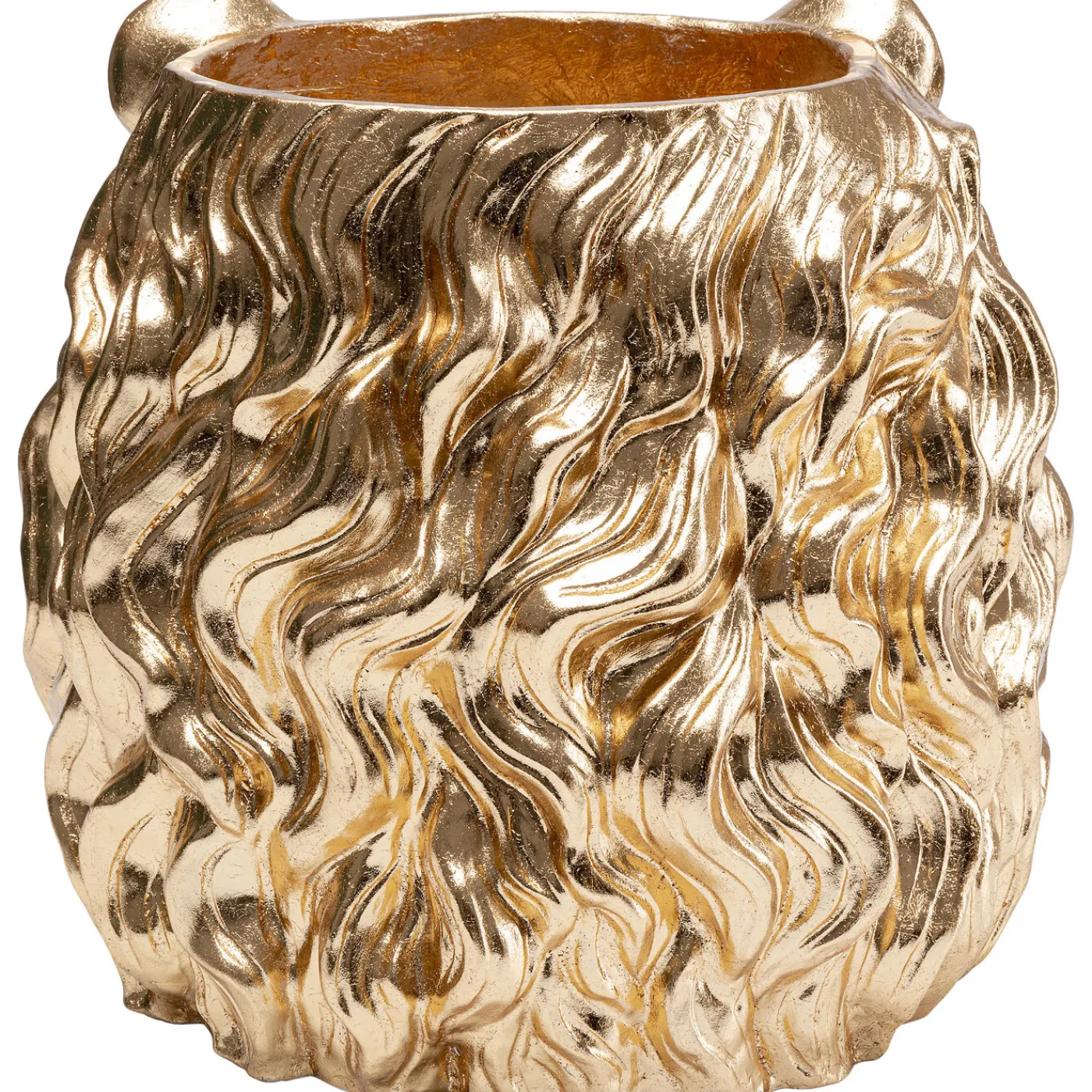 KARE Design Cachepot Décoratif Lion Dore