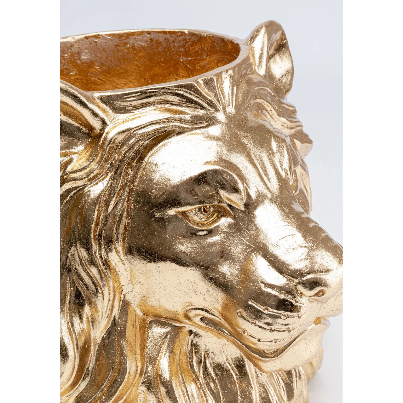 KARE Design Cachepot Décoratif Lion Dore