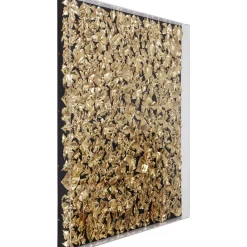 KARE Design Cadre Décoratif Gold Leaf 120X120Cm