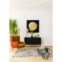 KARE Design Cadre Décoratif Golden Snail 120X120Cm