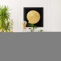 KARE Design Cadre Décoratif Golden Snail 120X120Cm