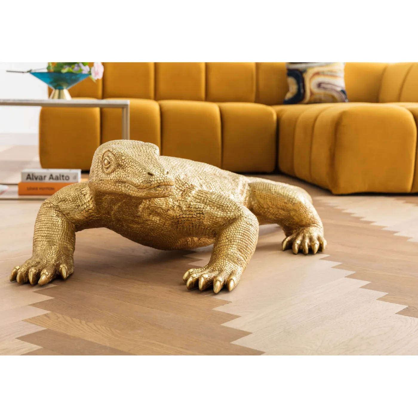 KARE Design Canapés Angle Belami Velvet Amber Droit