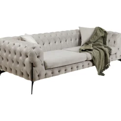 KARE Design Canapés Bellissima 3-Places Beige 240Cm