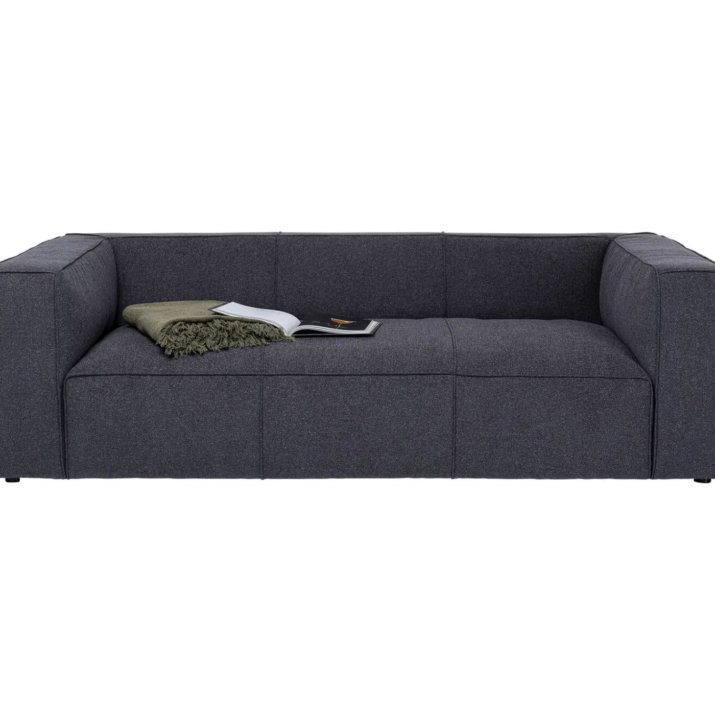 KARE Design Canapés Cubetto 3-Places Gris Fonce 220Cm