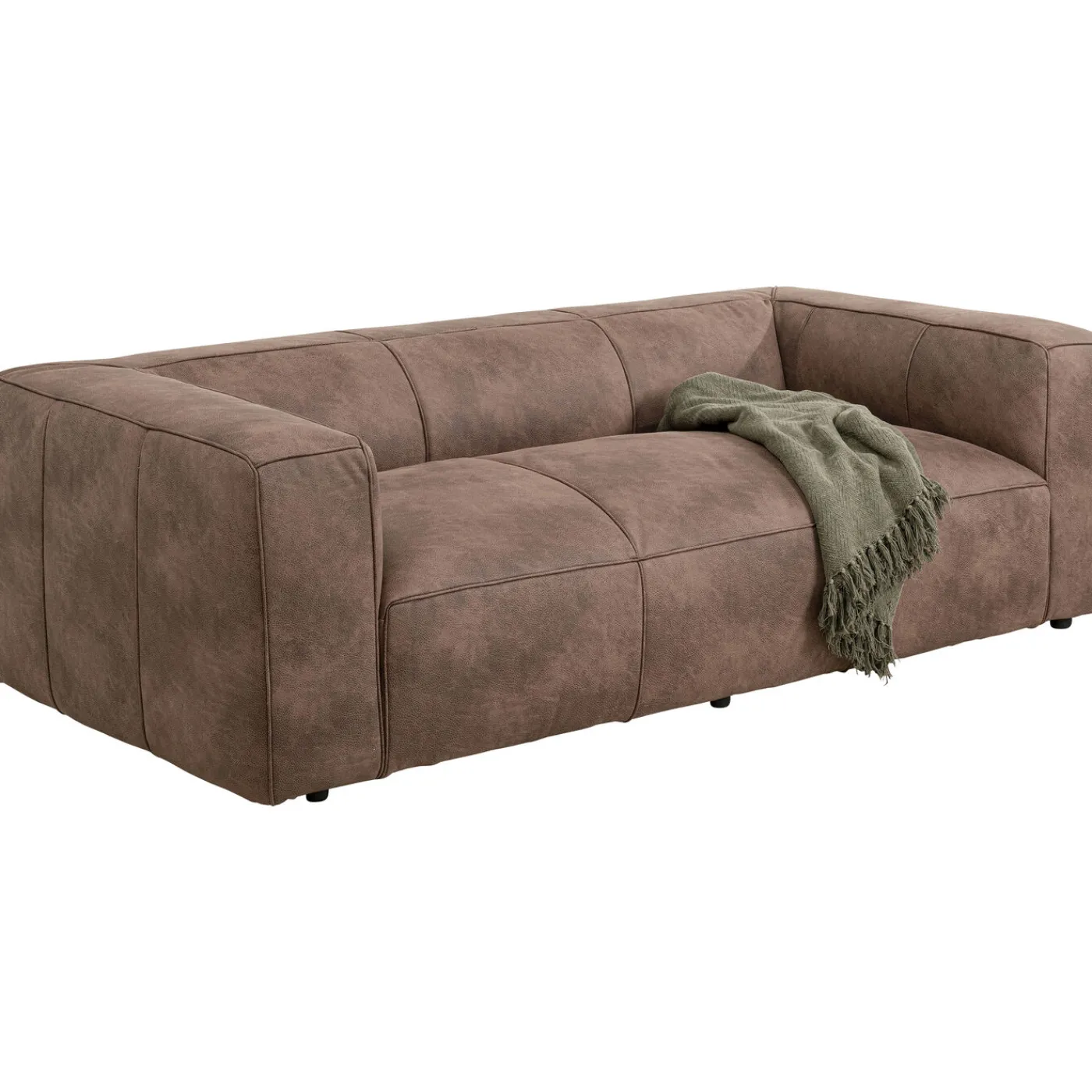 KARE Design Canapés Cubetto 3-Places Taupe 220Cm