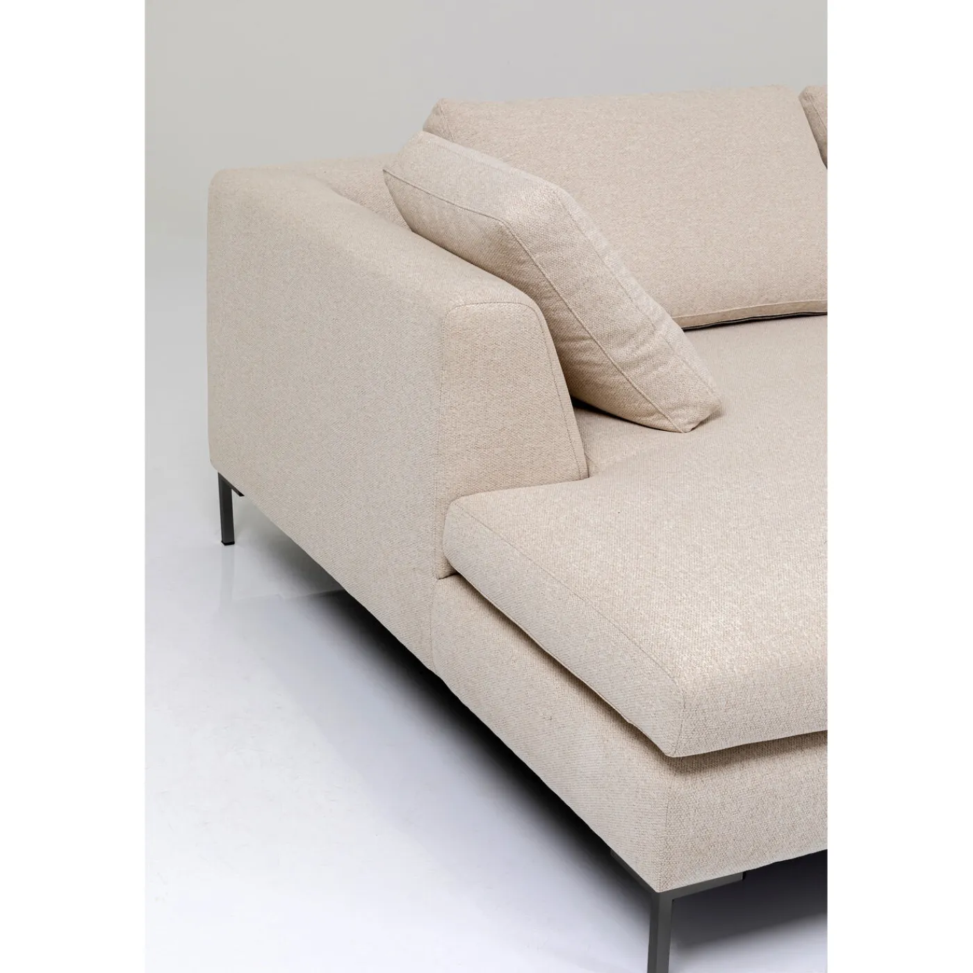 KARE Design Canapés D Angle Gianni Creme Gauche