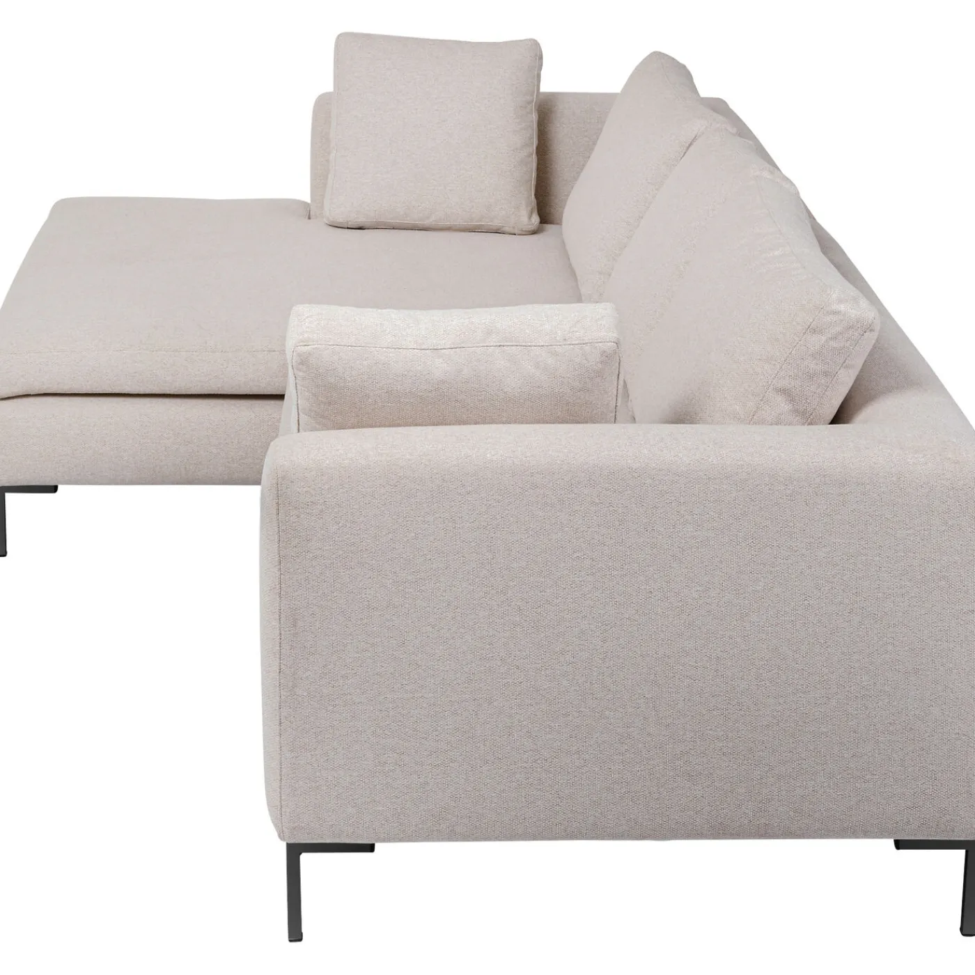 KARE Design Canapés D Angle Gianni Creme Gauche