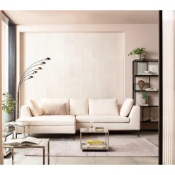 KARE Design Canapés D Angle Gianni Creme Gauche