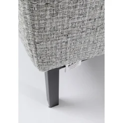 KARE Design Canapés D Angle Gianni Dolce Gris Clair Droite