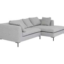 KARE Design Canapés D Angle Gianni Dolce Gris Clair Droite