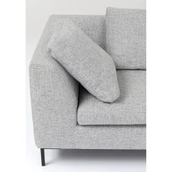 KARE Design Canapés D Angle Gianni Dolce Gris Clair Droite