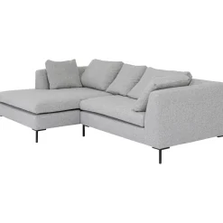 KARE Design Canapés D Angle Gianni Dolce Gris Clair Gauche