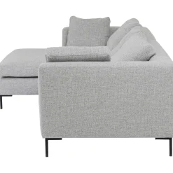 KARE Design Canapés D Angle Gianni Dolce Gris Clair Gauche