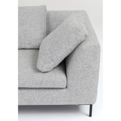 KARE Design Canapés D Angle Gianni Dolce Gris Clair Gauche