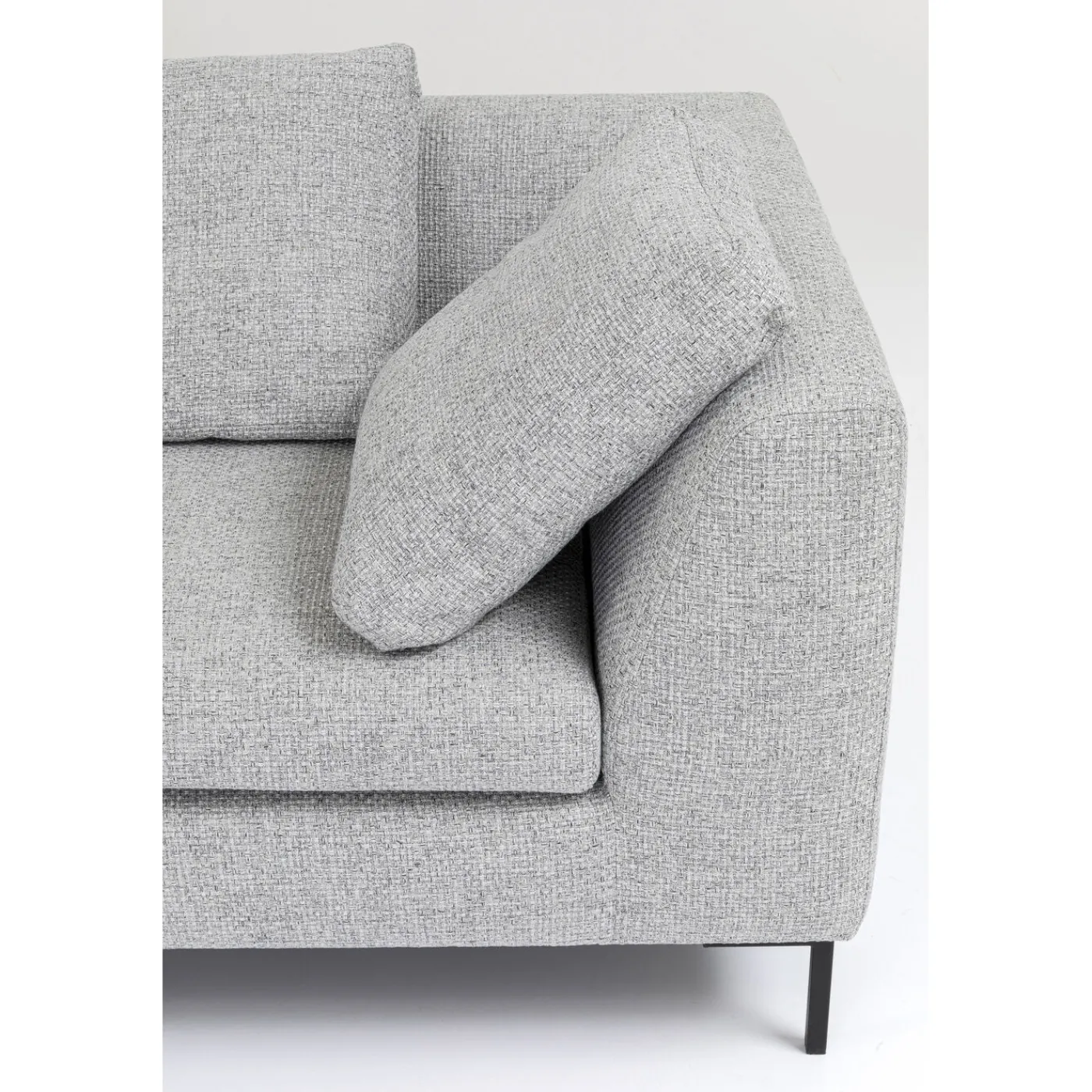 KARE Design Canapés D Angle Gianni Dolce Gris Clair Gauche