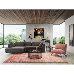 KARE Design Canapés D Angle Gianni Dolce Gris Fonce Gauche