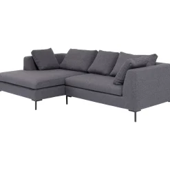KARE Design Canapés D Angle Gianni Dolce Gris Fonce Gauche