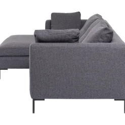 KARE Design Canapés D Angle Gianni Dolce Gris Fonce Gauche