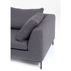 KARE Design Canapés D Angle Gianni Dolce Gris Fonce Gauche