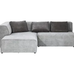 KARE Design Canapés D Angle Infinity Ottomane Gris Gauche