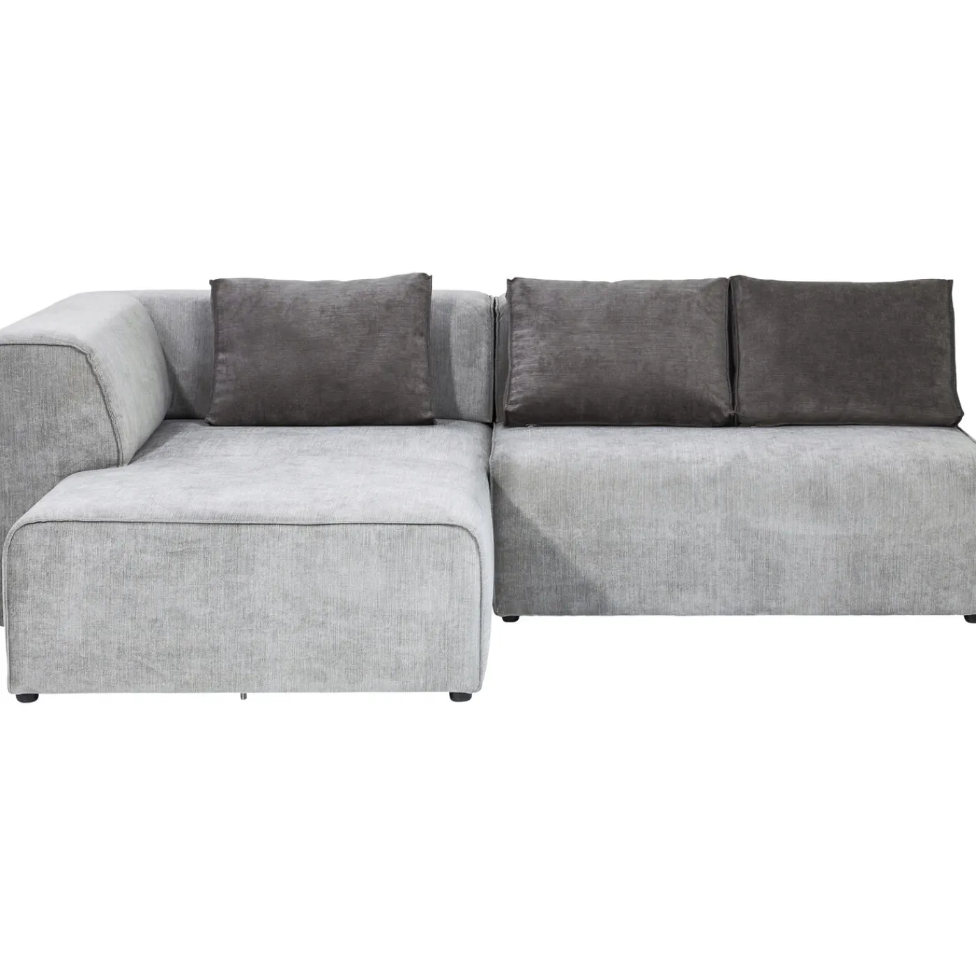 KARE Design Canapés D Angle Infinity Ottomane Gris Gauche