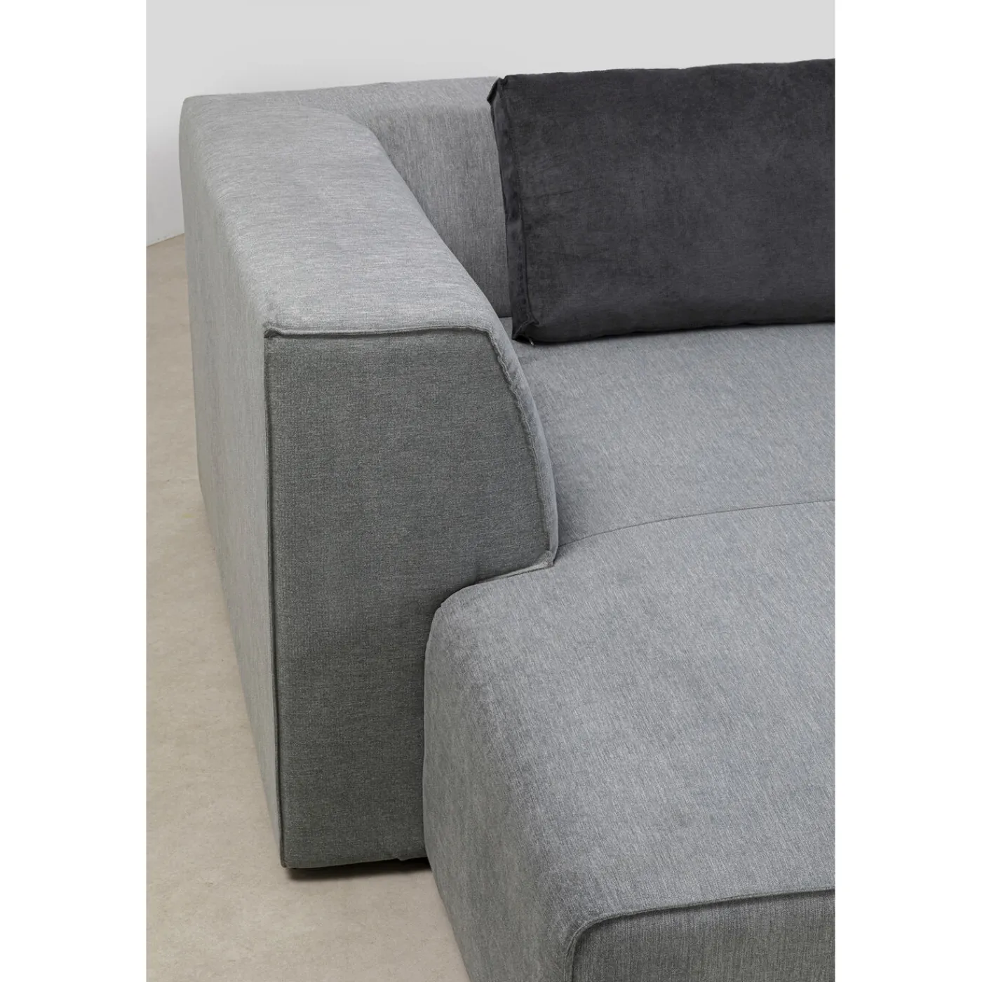 KARE Design Canapés D Angle Infinity Ottomane Gris Gauche