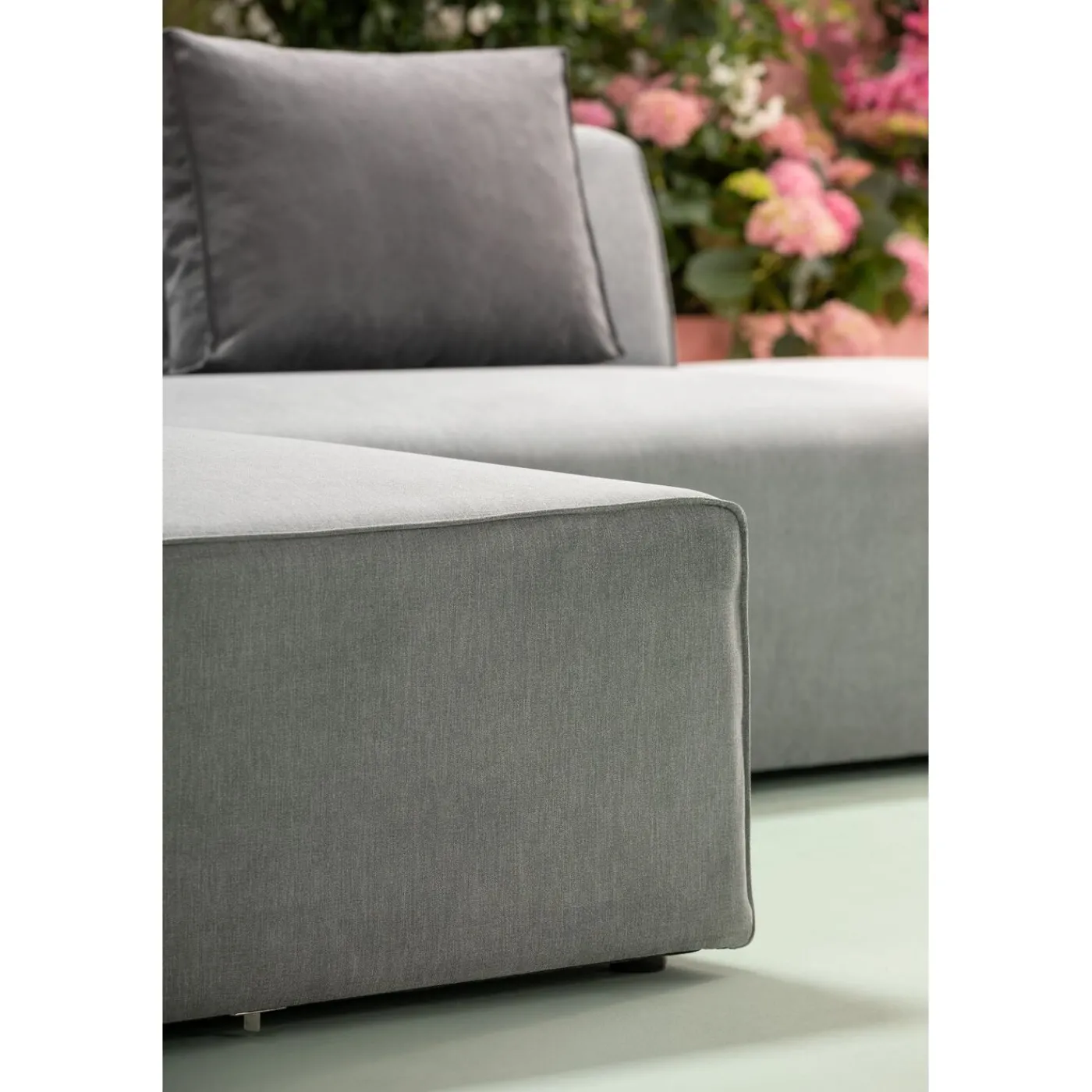 KARE Design Canapés D Angle Infinity Ottomane Gris Gauche